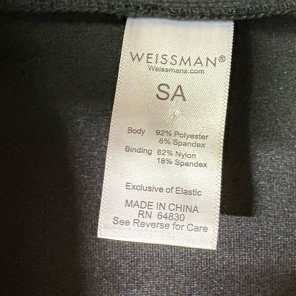 Weissman Black and Orange Cropped Zip Jacket with High-Waist Track Pants size SA - Picture 4 of 4